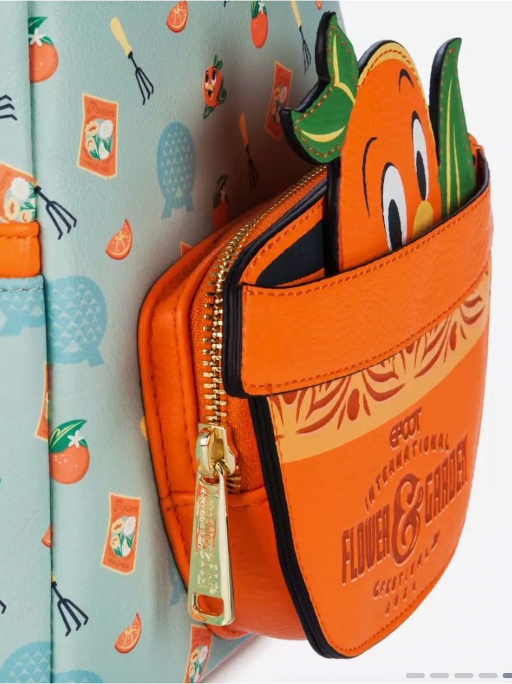 Disney Loungefly Orange Bird and Lug Crossbody - 2024 Flower & Garden Festival - Picture 14 of 16